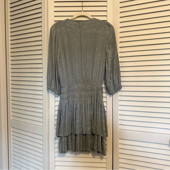 Current Air Light Blue Drop Waist Pleated Dress - Sz XS - Picture 2 of 5
